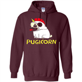 Pugicorn Pug Unicorn Funny Shirt PINGPONG - Hoodie