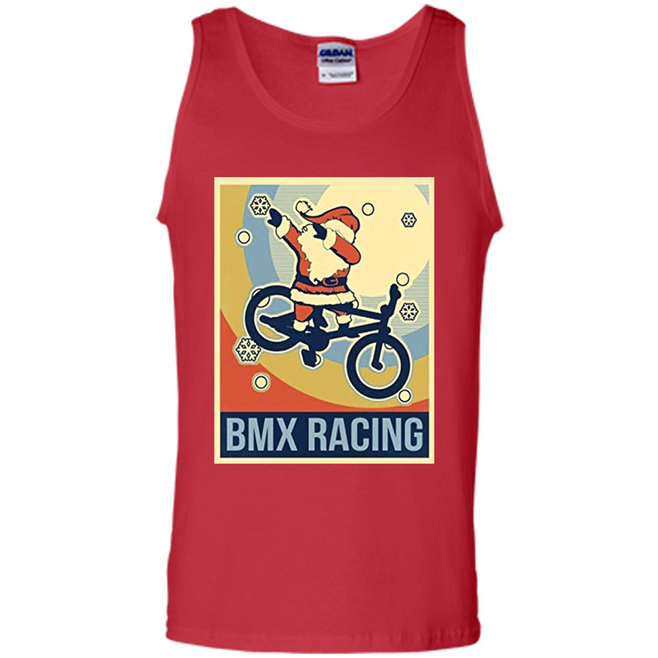 bmx racing dabbing Santa Christmas
