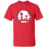 Snoopy The Peanuts Walking To The Moon