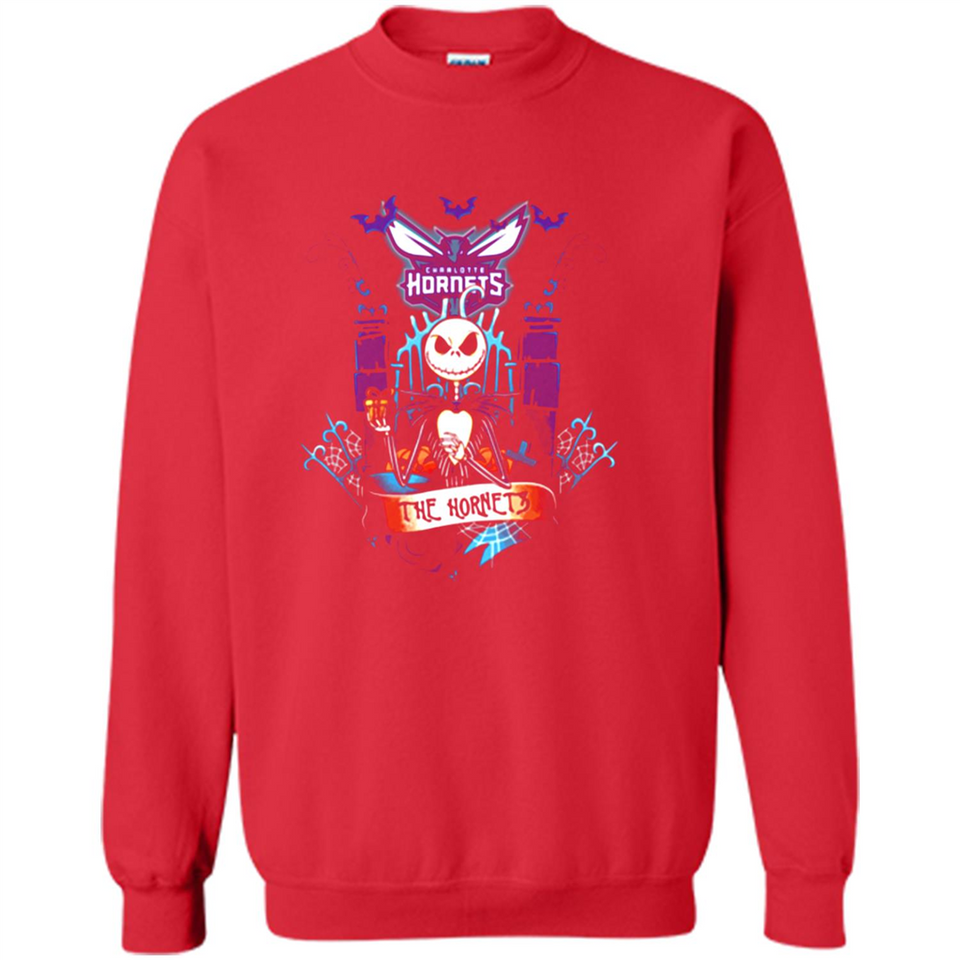 Charlotte Hornets Halloween The Nightmare Before Christmas - Sweatshirt