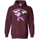 NFL BALTIMORE RAVENS UNCLE SAM DABBING INDEPENDENCE DAY