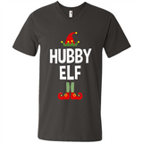 Hubby Elf Shirt - Family Matching Christmas Pajamas - Men's V-Neck