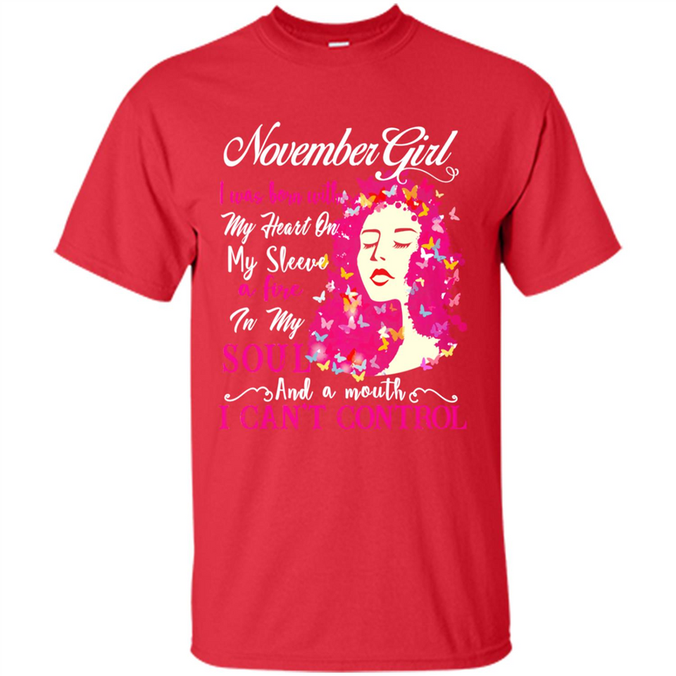 November Butterfly Girl - Shirt