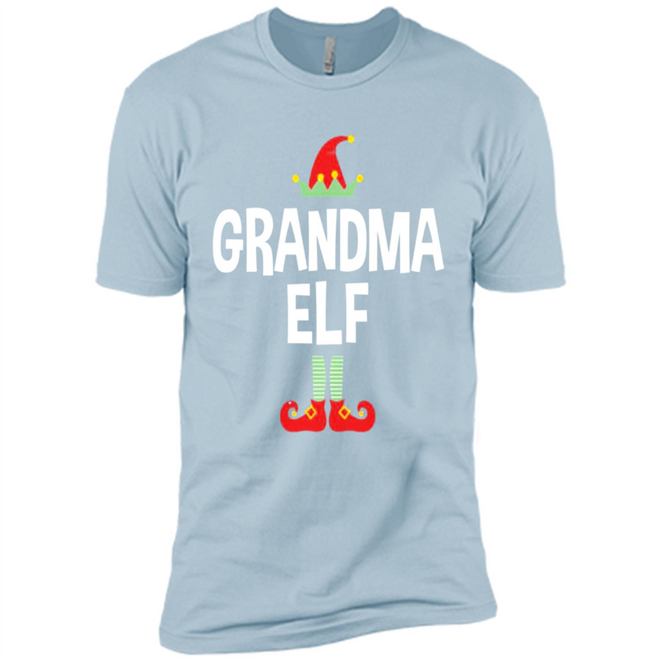 Grandma Elf Shirt -Family Matching Christmas Pajamas - Premium Short Sleeve T-Shirt