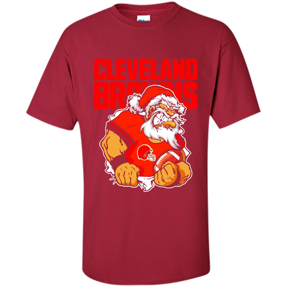 Grumpy Santa Claus Cleveland Browns Football Team PINGPONG