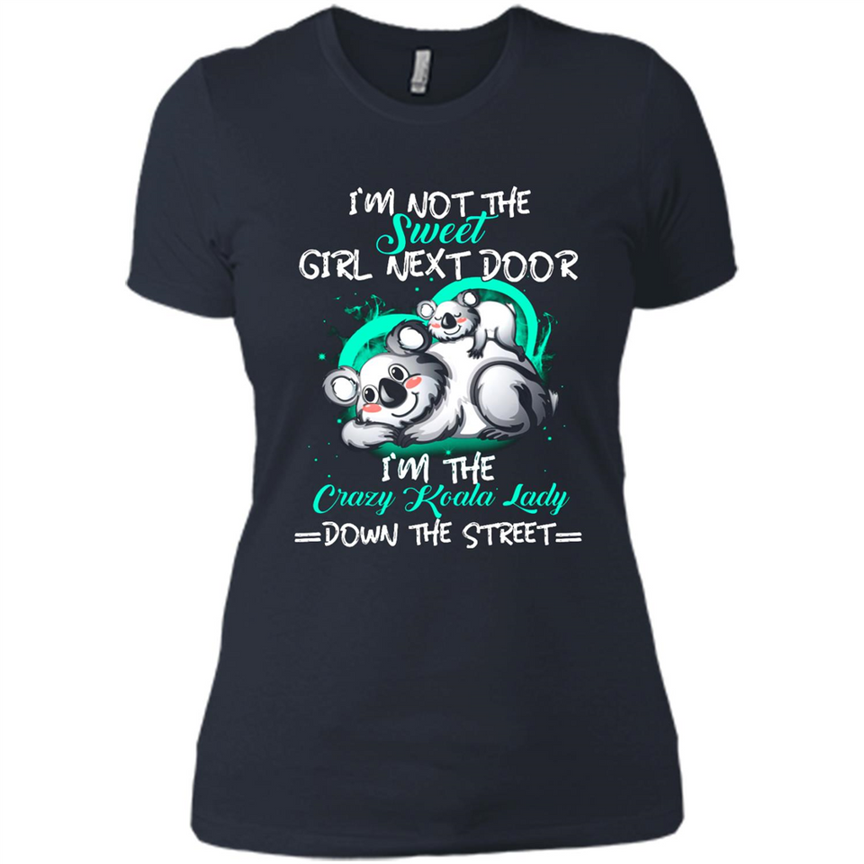 Koalas Down The Street T Shirt PINGPONG - Ladies' Boyfriend T-Shirt