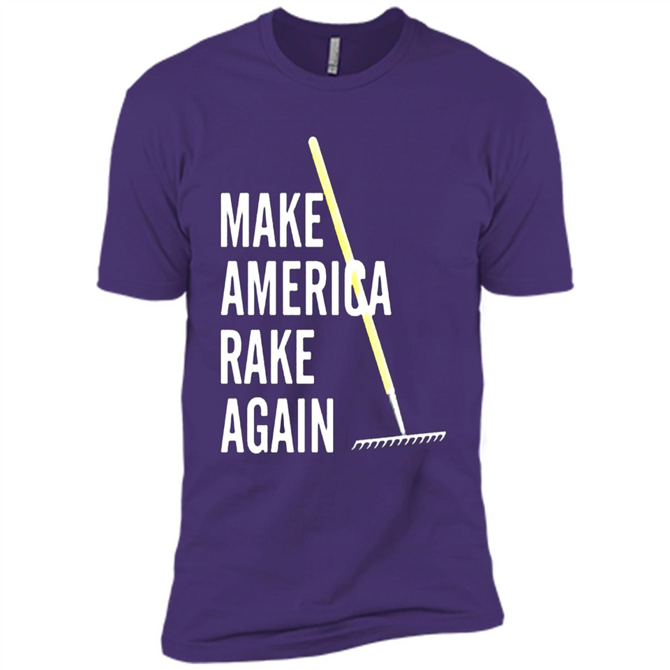Make America Rake Again California Fires Paradise Youth T-Shirt PINGPONG - Premium Short Sleeve T-Shirt