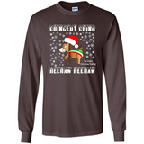 Amazing Dominick The Christmas Donkey-Italian Christmas Donkey - Long Sleeve T-Shirt
