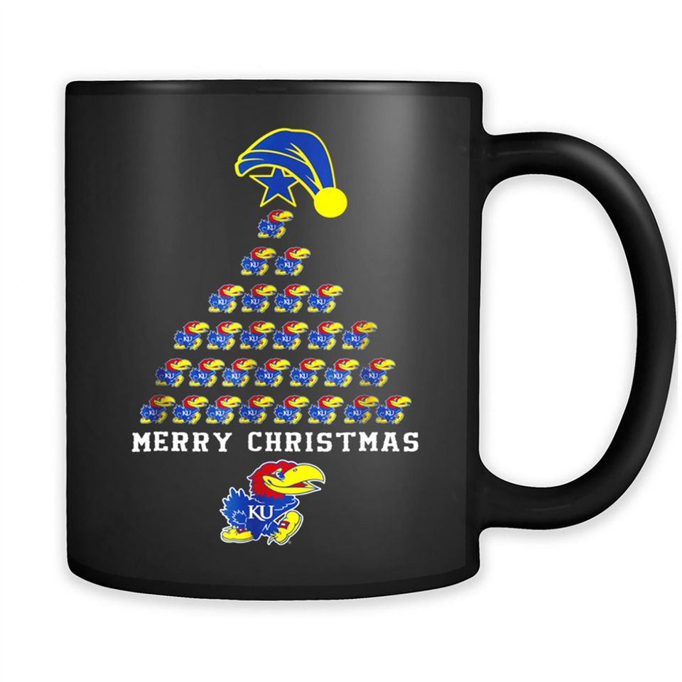 Perfect Kansas Jayhawks Christmas Tree PINGPONG