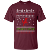 Dinosaur and Santa Ugly Christmas Sweater - Shirt
