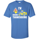 I'm Digging Thanksgiving Cute Turkey Tractor