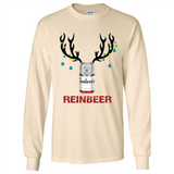 Budweiser Reinbeer Funny Beer Reindeer Christmas Sweatshirt - Long Sleeve T-Shirt