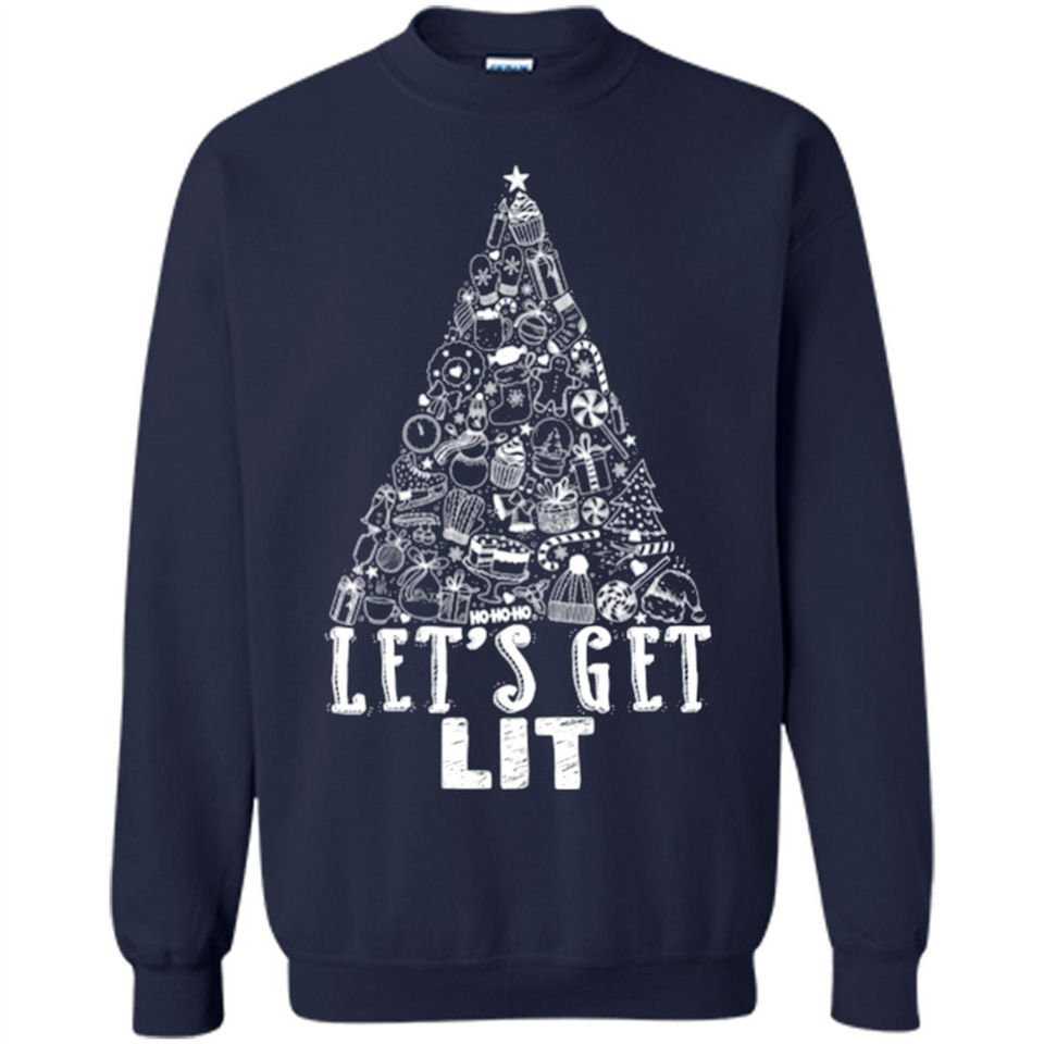 Let's Get Lit - Funny Christmas Tree