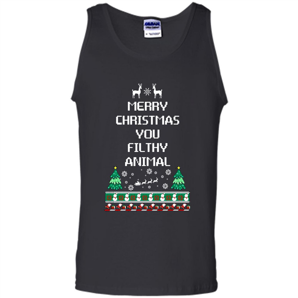 Merry Christmas You Filthy Animal Sweatshirt PINGPONG