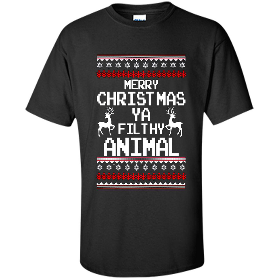Merry Christmas ya filthy animal ulgy sweater PINGPONG
