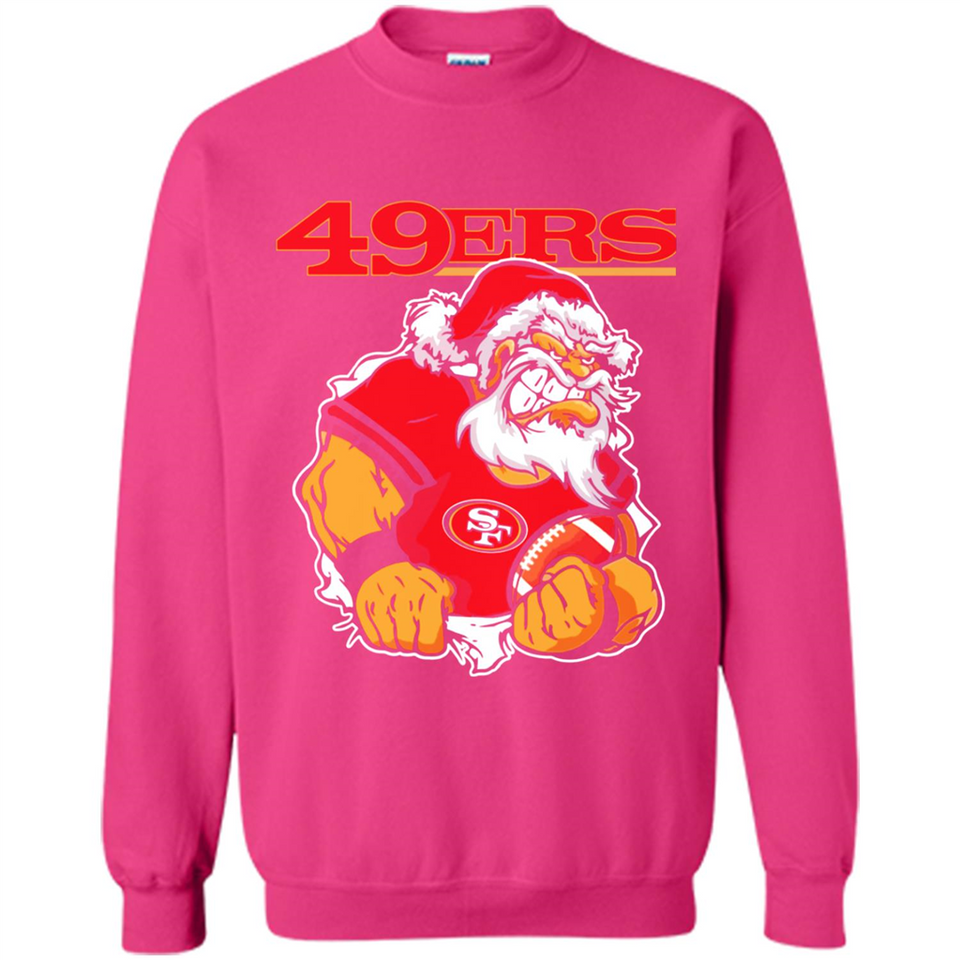 Grumpy Santa Claus San Francisco 49ers Football Team PINGPONG