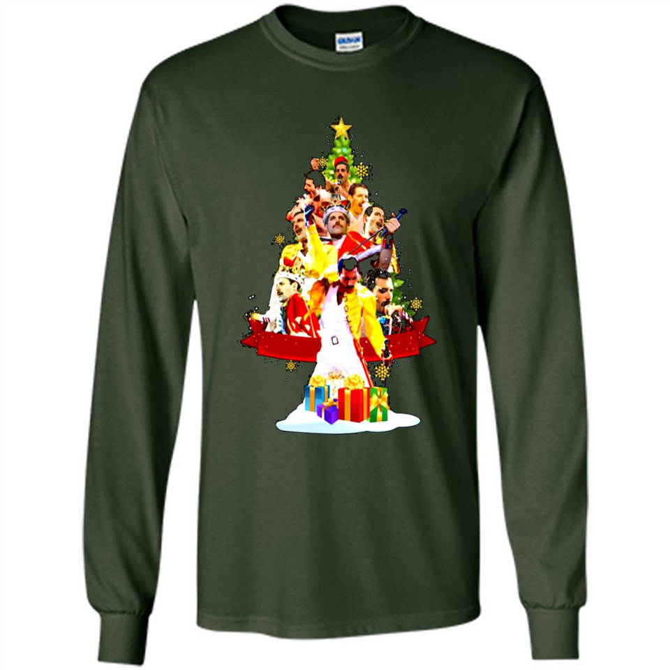 Freddie Mercury Christmas Tree Sweatshirt PING PONG
