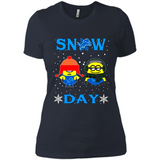 Snow Day Shirt For Detroit Lions Vs Minion Fans pingpong