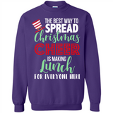 Spread Christmas Cheer Lunch Family Xmas Gift Ls - Sweatshirt
