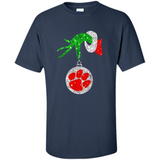 Amazing tee Clemson Tigers Glitter Grinch Monogram Ornament Christmas Gift - Shirt