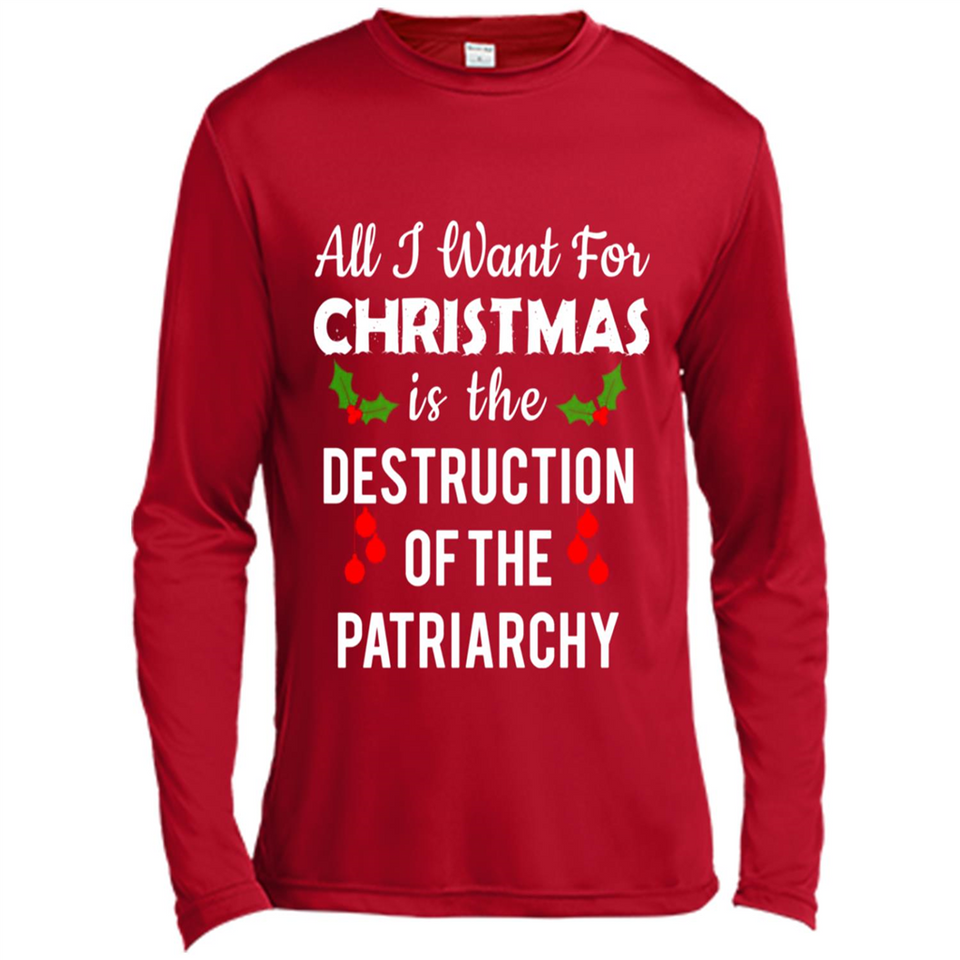 All I Want For Christmas Is The Destruction Of The Patriarchy sweater PINGPONG