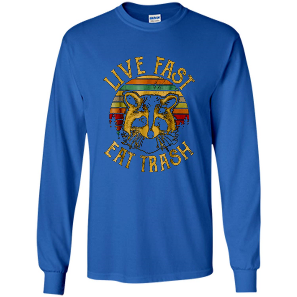 Live fast eat trash bear vintage camping PINGPONG