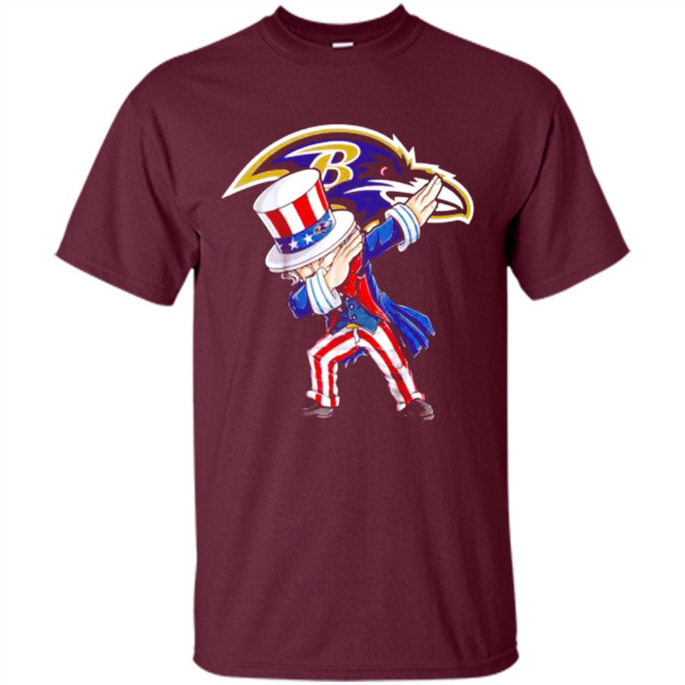NFL BALTIMORE RAVENS UNCLE SAM DABBING INDEPENDENCE DAY
