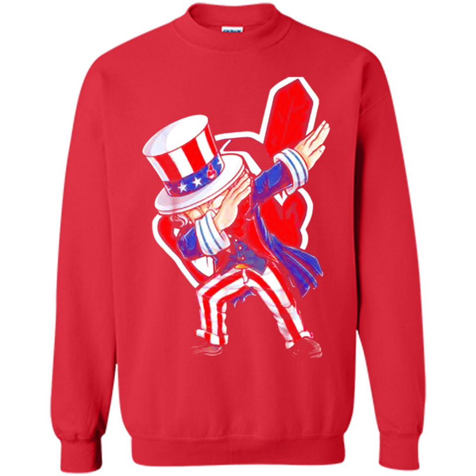 MLB CLEVELAND INDIANS UNCLE SAM DABBING INDEPENDENCE DAY