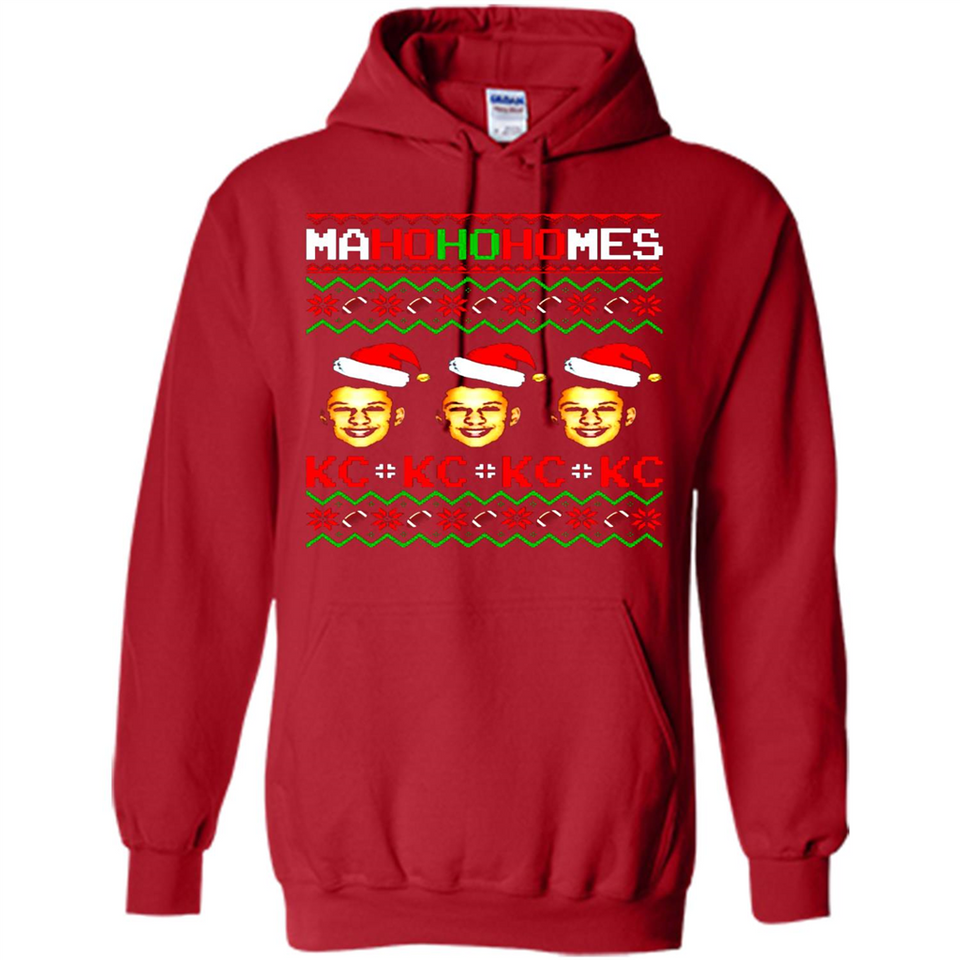 Patrick Mahomes Ma Ho Ho Homes Christmas sweatshirt PINGPONG - Hoodie