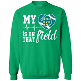Notre Dame Fighting Irish Football My Heart is on that Field - Sweatshirt
