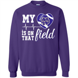 Notre Dame Fighting Irish Football My Heart is on that Field - Sweatshirt