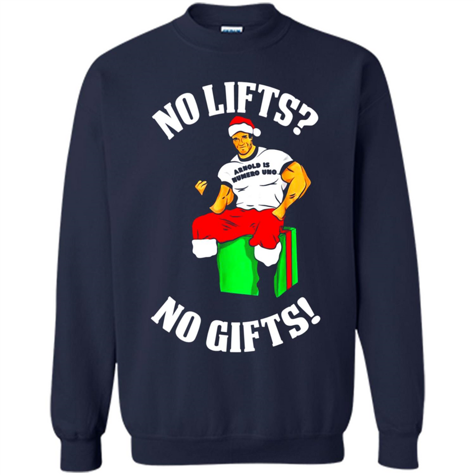 Arnold Is Numero Uno No Lifts No Gifts Christmas PINGPONG