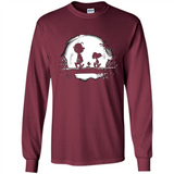 Snoopy The Peanuts Walking To The Moon
