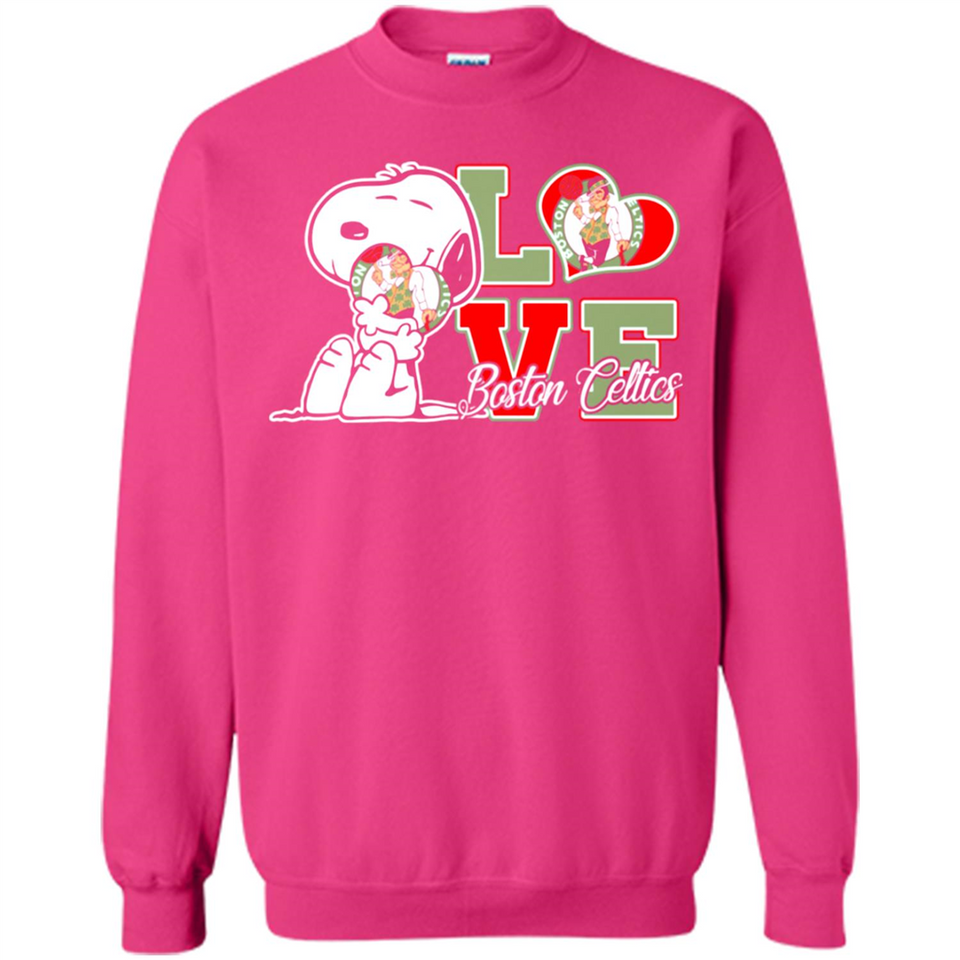 Snoopy loves NBA Boston Celtics - Sweatshirt