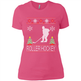 roller hockey Christmas ugly