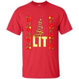 Funny Lets Get Lit Christmas Tree - Shirt