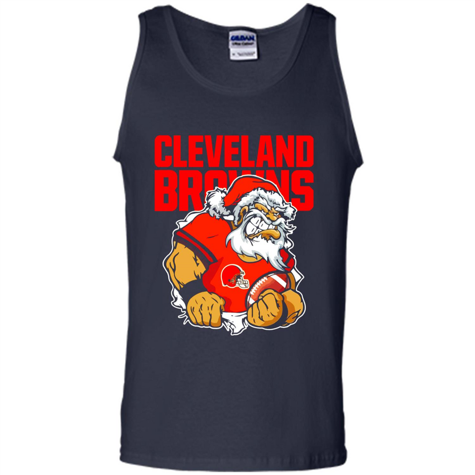Grumpy Santa Claus Cleveland Browns Football Team PINGPONG