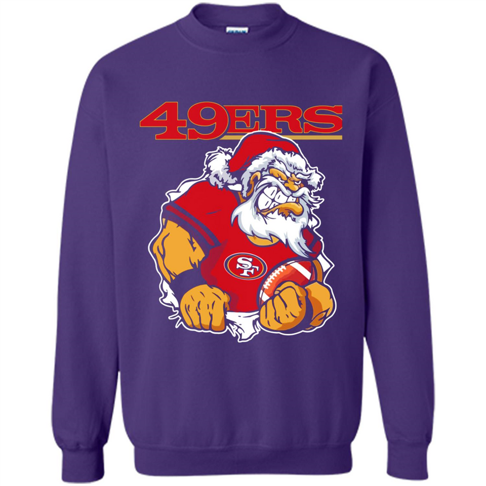 Grumpy Santa Claus San Francisco 49ers Football Team PINGPONG