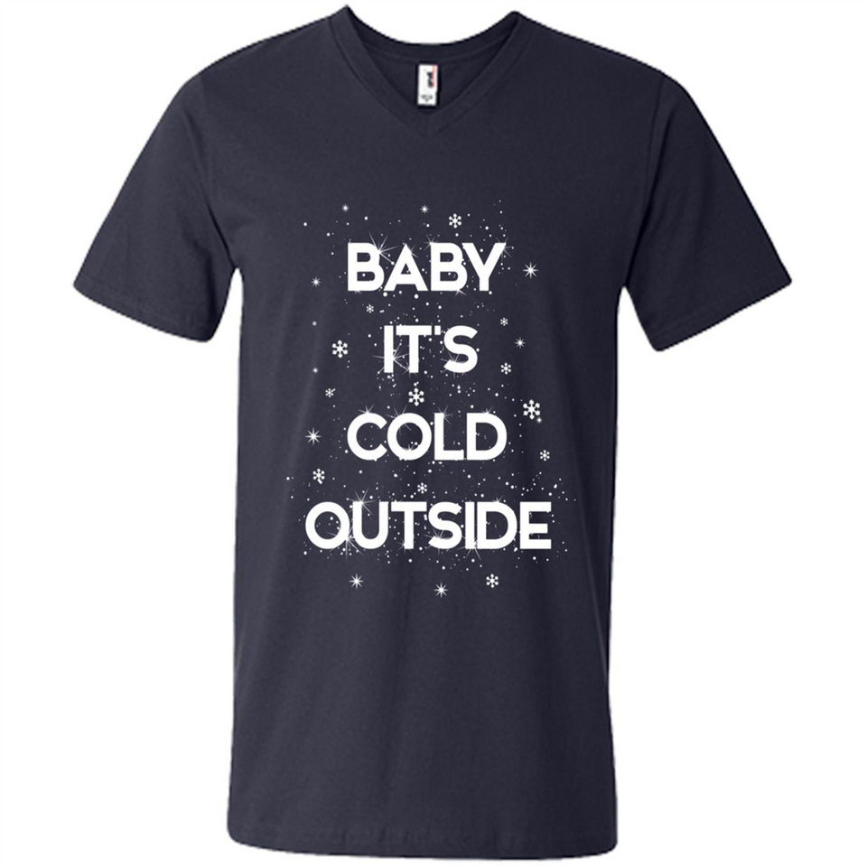 Baby It’s Cold Outside Christmas - Men's V-Neck