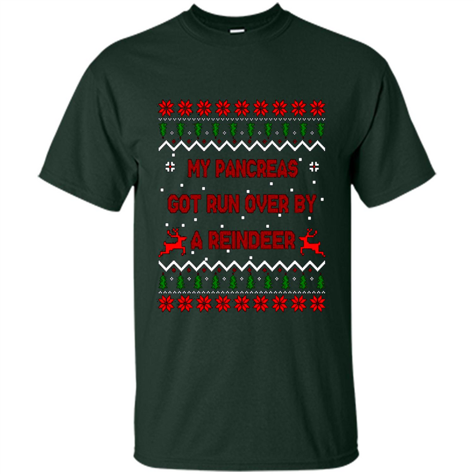 My Pancreas Got Run Over By A Reindeer Diabetes Christmas sweater PINGPONG