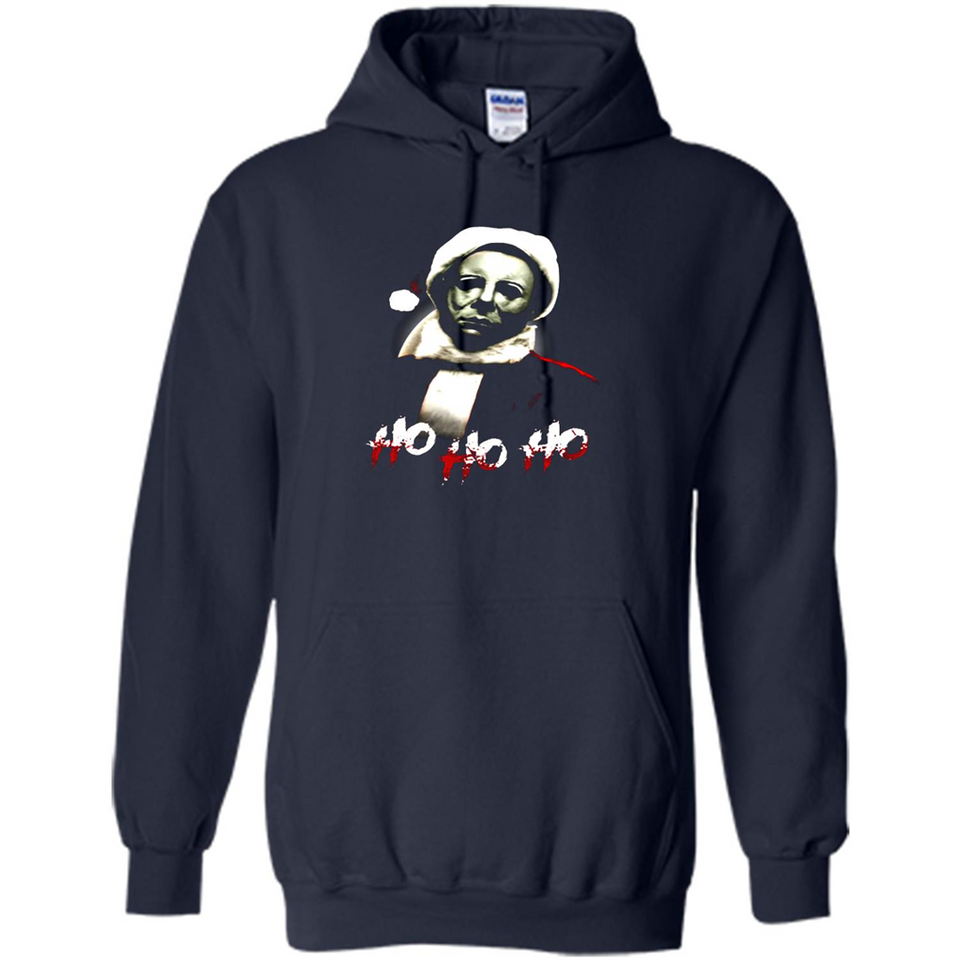 Santa Michael Myers Ho Ho Ho Merry Christmas Sweatshirt - Hoodie
