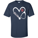 Stethoscope Heart Love Atlanta Falcons For Football Lovers