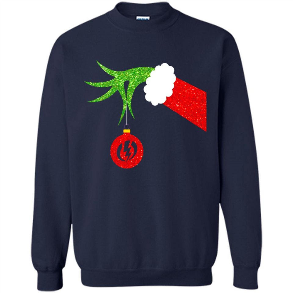 Funny Grinch Hand Holding Electric Ornament Christmas PING PONG