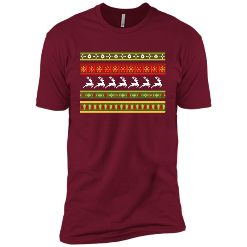 Ugly Christmas Funny Festive - Premium Short Sleeve T-Shirt