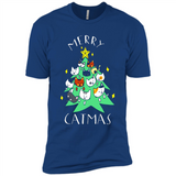 Merry Catmas Funny Cool Christmas Mug PINGPONG - Premium Short Sleeve T-Shirt