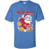 Grumpy Santa Claus San Francisco 49ers Football Team PINGPONG