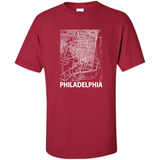 Philadelphia Pennsylvania City Map Souvenir