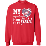Philadelphia Eagles Football My Heart is on that Field - Sweatshirt