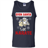 Even Santa Does Karate - Funny Karate - Tank Top