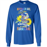 November Girls Sunflower - Long Sleeve T-Shirt